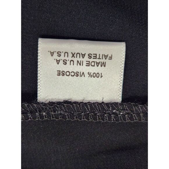 MISA Los Angeles Black Pippa High-Neck Cold-Shoulder Blouse, M - Picture 11 of 12